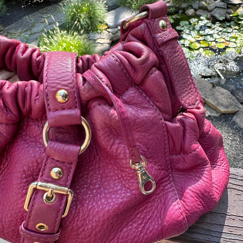 Michael Kors Berry Leather Mini Bag - Picture 6 of 16